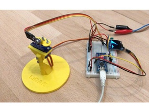 minimalist lidar Robotik 9g servo arduino nano gy-530 lazer mikro 113,5 vl53lox 3d print model - Mito3D