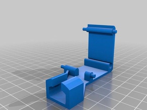 cr-10 ex cable holder - damper version 3d printer accessories management extruder x-axis 3d print model - Mito3D