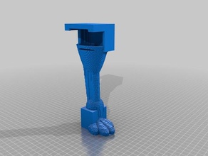 3d barra di dog-leg slash 3d print model - Mito3D
