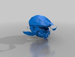 halo recon casco di revisione 1 La stampa 3d 3d print model - Mito3D