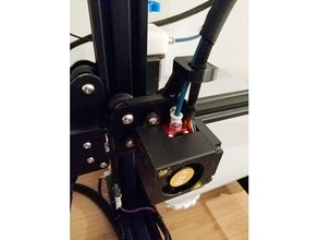 cr-10 hotend suporte do cabo Impressora 3d acessórios gestão de cabos creality 3d print model - Mito3D