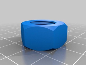 13 mm rosca 2 passo 10 de altura partes personalizado 3d print model - Mito3D