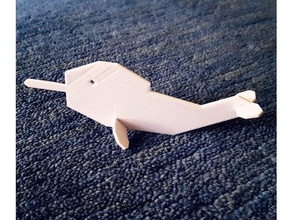 narwhal animals animal 3d print model - Mito3D