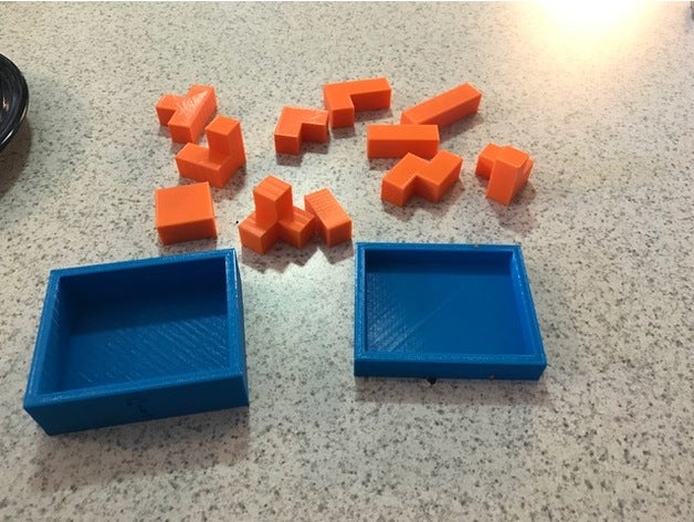 puzzle-box Rätsel 3d-puzzle box puzzle puzzle-Stücke 3D print model - Mito3D