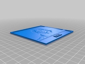 max 2d sanat özelleştirilmiş 3d print model - Mito3D