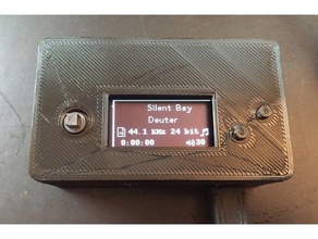 volumio mini giocatore di musica audio 3dprintable batteria music box portatile raspberry pi caso 3d print model - Mito3D