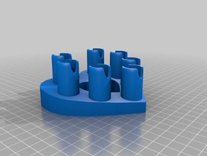 parfüm numune tutucu - kalp şeklinde aksesuarlar örnek 3d print model - Mito3D