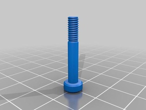 m4 37 mm diameter thread 22 long 8 threaded section parts customized 3d print model - Mito3D