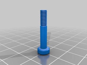 m4 37 mm diameter thread 21 long 8 threaded section parts customized 3d print model - Mito3D