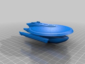star trek ds9 curry class fixed vehicles shelby 3d print model - Mito3D