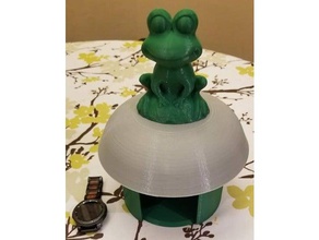 simple frog house outdoor & garden 3d print model - Mito3D