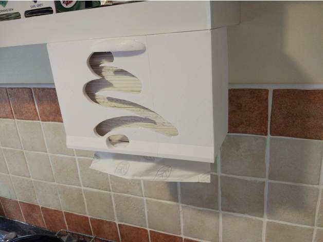 Küche Papierhandtücher Spender-box und Esszimmer gefaltetes Papier papertowel Papier-Handtuch-Spender Papier-Handtuch-Halter Handtuch-Halter Handtuch rack 3D print model - Mito3D