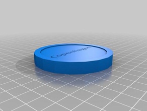 copenhagen dip can lid 3d print model - Mito3D