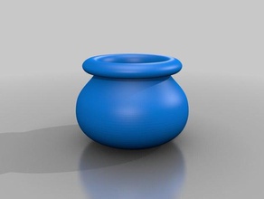 pot household 3d print model - Mito3D