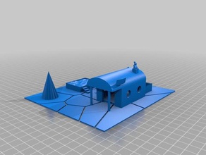 house 3d printers household penguin pets 3dcrmfsf casa garden 3d print model - Mito3D
