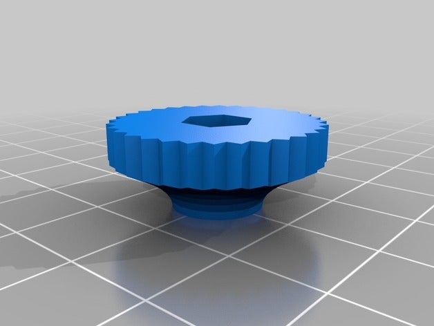 my customized ultimate nut knob m4 gross diy 3D print model - Mito3D