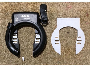 axa defender bike dutch lock base plate sport & outdoors 3d print model - Mito3D