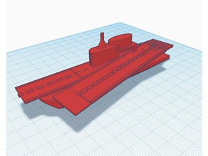 uçak gemisi küvet battlers hobi 3d print model - Mito3D