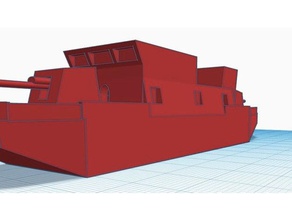 veloce atack artigianato vasca combattenti hobby 3d print model - Mito3D