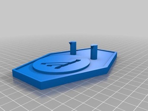 gandalf weiß das Personal basic Wand montieren Modell-Möbel lotr Ringe Mitarbeiter die Wandmontage 3d print model - Mito3D