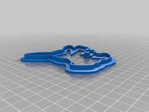 robuster pikachu Küche und Esszimmer cookie-cutter 3d print model - Mito3D
