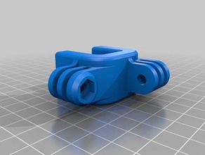 petit serre-joint gopro de la caméra L'imprimante 3d pince montage 3d print model - Mito3D