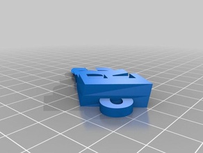 meu personalizados iamburny da v2 texto de eric chaveiros personalizado 3d print model - Mito3D