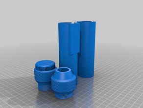 se-14r blaster barril de corte 3d print model - Mito3D