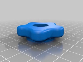 1 4 hex bolt knob parts customized 3d print model - Mito3D