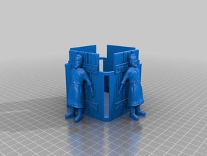 hodor coastercaddy dekor gameofthrones 3d print model - Mito3D