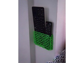 remote rack organization keyboard stand control holder tv wireless 3d print model - Mito3D