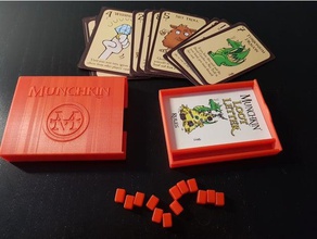 card game box - munchkin loot letter toy & accessories cardgame playing cards 3d print model - Mito3D