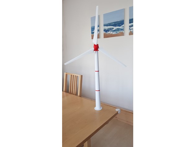 windmill windrad wind turbine buildings & structures 3D print model - Mito3D