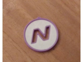 navcoin keychain keychains crypto cryptocurrency nav 3d print model - Mito3D