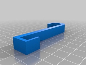simple gancho de la puerta organización 3d print model - Mito3D