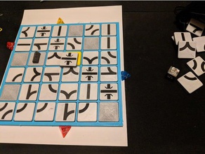 30 Schienen board game tile Spiele 3d print model - Mito3D
