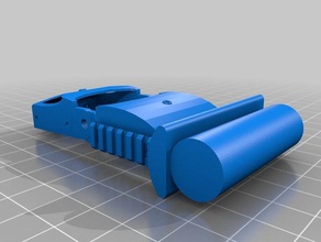 crayon holder friction fit onto arm accessories 3d print model - Mito3D