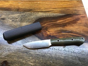 bark river knife tool little creek pocket sheath outdoor & garden 3d print model - Mito3D