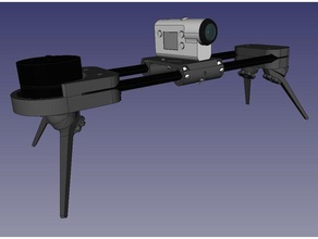 timelapse slider action camera - v2 3d print model - Mito3D