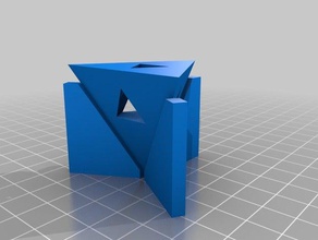 il mio personalizzato sierpinski tetrix2 matematica arte su misura 3d print model - Mito3D