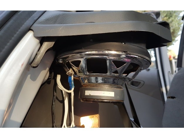 chevrolet spark arrière adaptateur de haut-parleurs 6x4 65 l'audio audio la voiture haut-parleur 3D print model - Mito3D