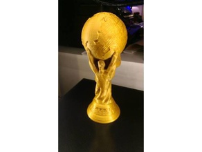 la copa del mundo premio réplica las esculturas 3d print model - Mito3D