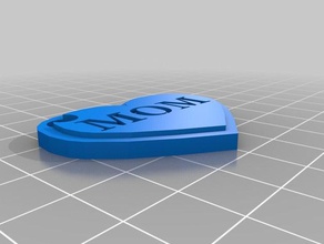 mothers day keychain keychains 3d print model - Mito3D