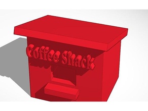 coffee shack 3d-drucken 3d print model - Mito3D