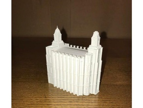 lds manti temple buildings & structures 3d print model - Mito3D