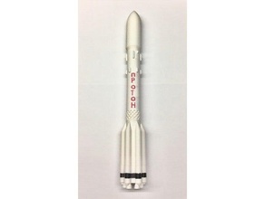 protón-m cohete ruso 1 40 modelo a escala vehículos de protones el 3d print model - Mito3D
