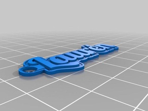 lauren2 keychains customized 3d print model - Mito3D