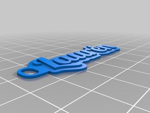 lauren3 Anahtarlık özelleştirilmiş 3d print model - Mito3D