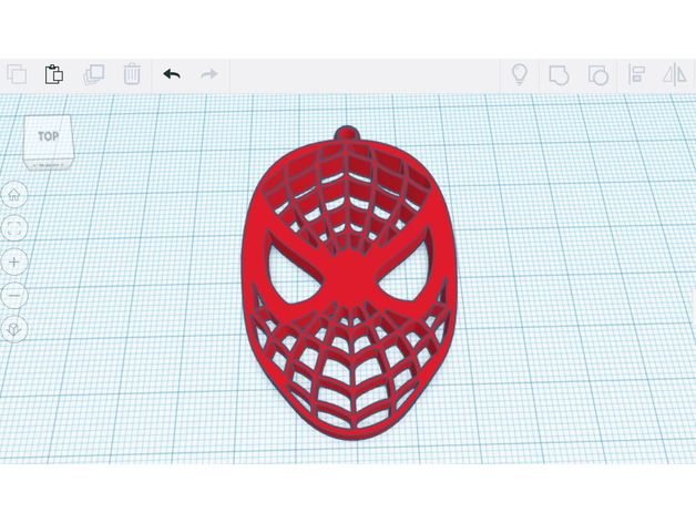 spiderman keychain 3d printing 3D print model - Mito3D