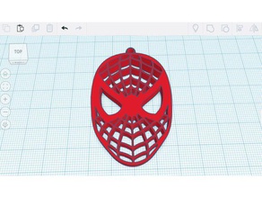 spiderman keychain 3d printing keychain 3d print model - Mito3D